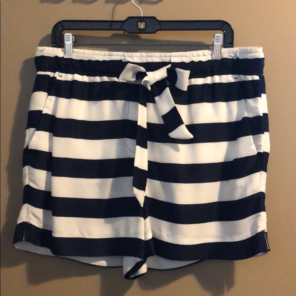 Loft striped shorts